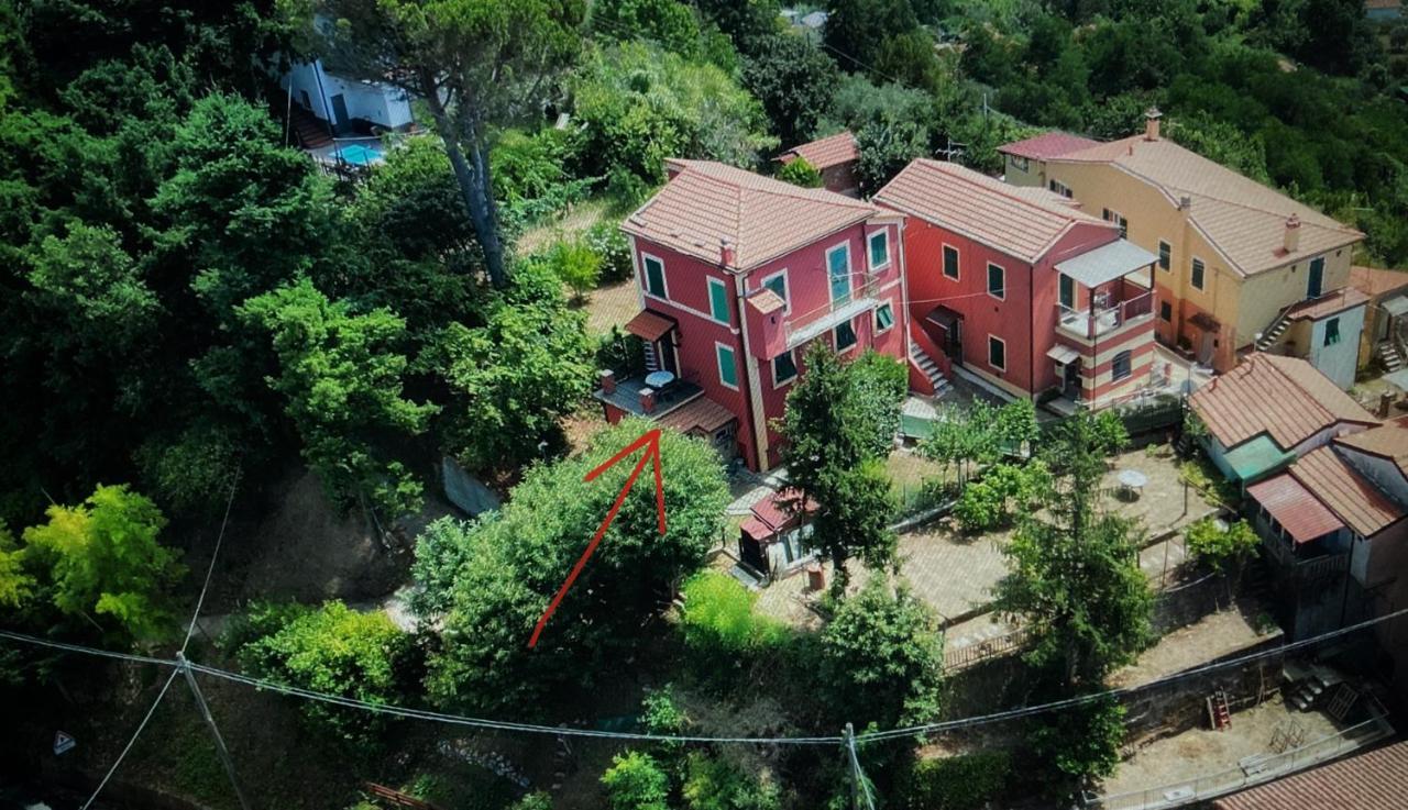 La Casa Rossa Arcola Con Vista Villa Екстериор снимка