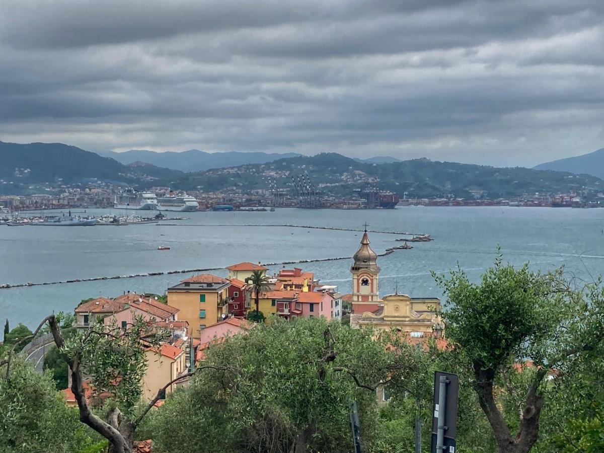 La Casa Rossa Arcola Con Vista Villa Екстериор снимка