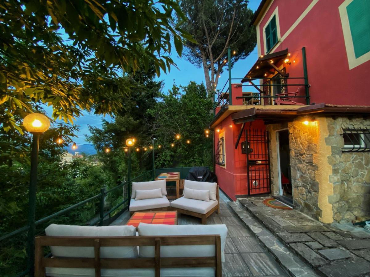 La Casa Rossa Arcola Con Vista Villa Екстериор снимка