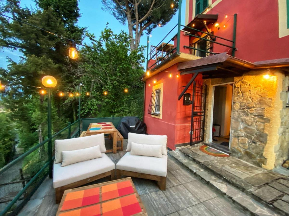 La Casa Rossa Arcola Con Vista Villa Екстериор снимка